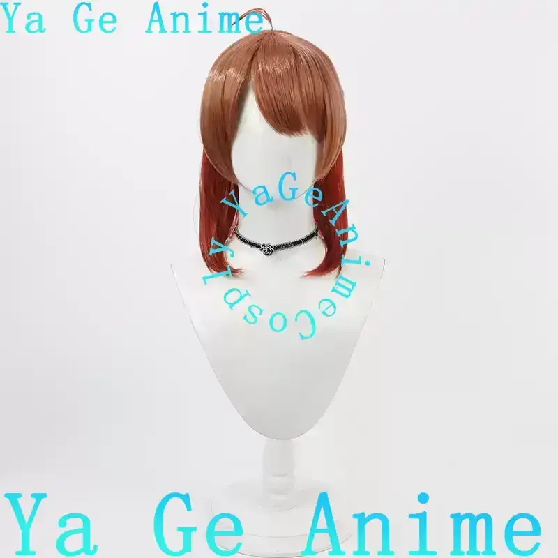 Idolmaster ألوان لامعة Hanami Yūga شعر مستعار تأثيري ألعاب أنيمي هالوين كرنفال حفلة الشعر الاصطناعية مقاومة للحرارة