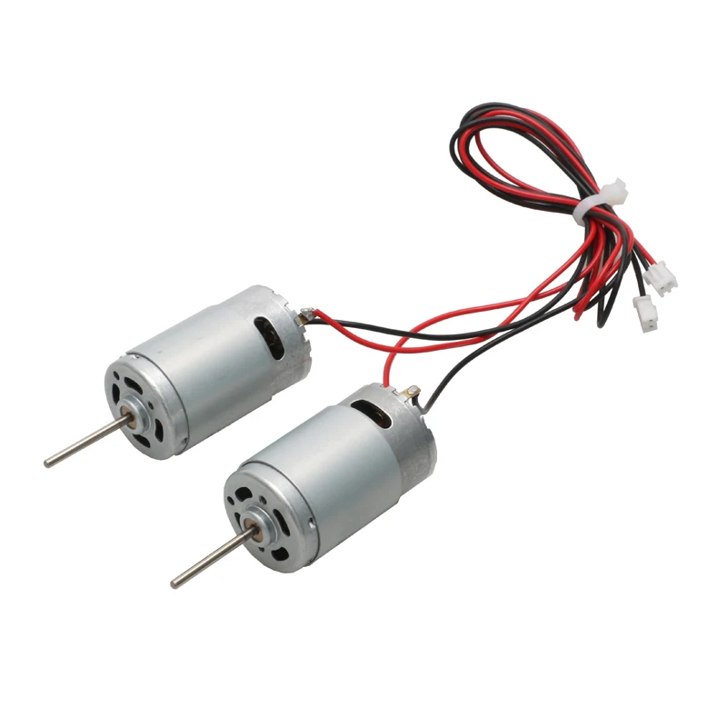 Motor de alta velocidad 390 integrado con cable 13000RPM/min 5V-12V DIY para cebo RC remolcador de barco, accesorios de propulsor submarino