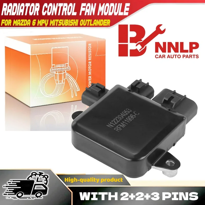 

Модуль вентилятора управления радиатором двигателя для Mazda 6 MPV Mitsubishi Outlander Lancer AJ511515YA, AJY215SC0, L3361515YA, MR497751