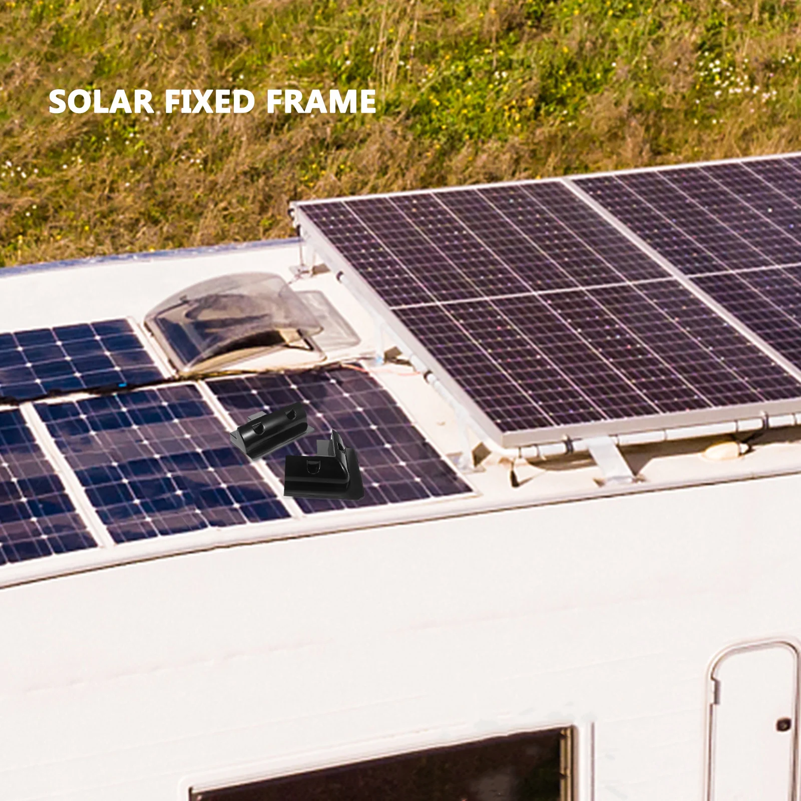 1set-solar-panel-mounting-kit-durable-plastic-rv-boat-easy-installation-sleek-finish-stable-secure-mounting-solar-roof-mount-kit
