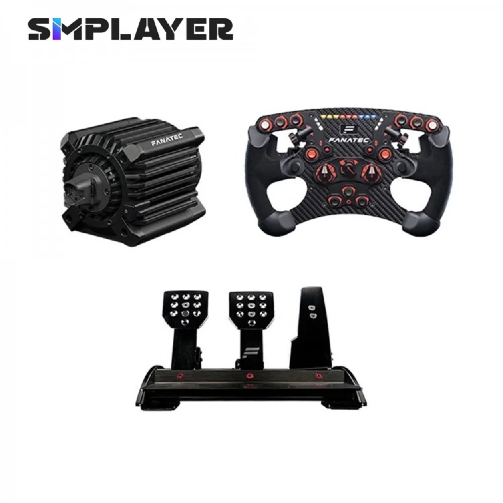 

Simplayer Original ClubSport DD+ Wheel Base 15NM + 270mm V2.5X Steering Wheel for Sim Racing Gamers & PS5