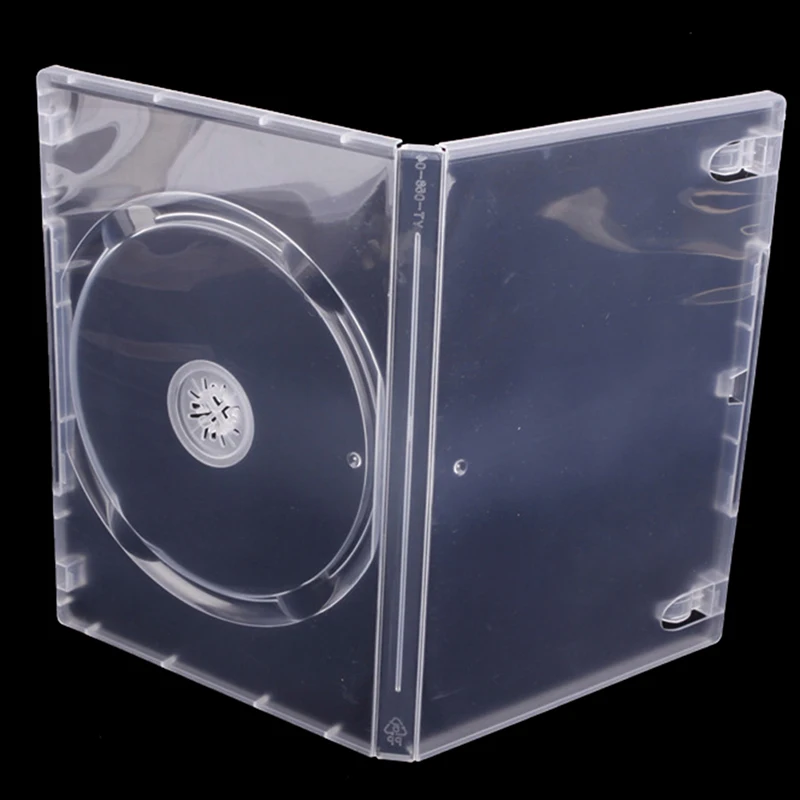 Transparent Bottom CD Box Empty CD Case PP Plastic Milky Transparent CD Case CD Case Capacity 1 Discs