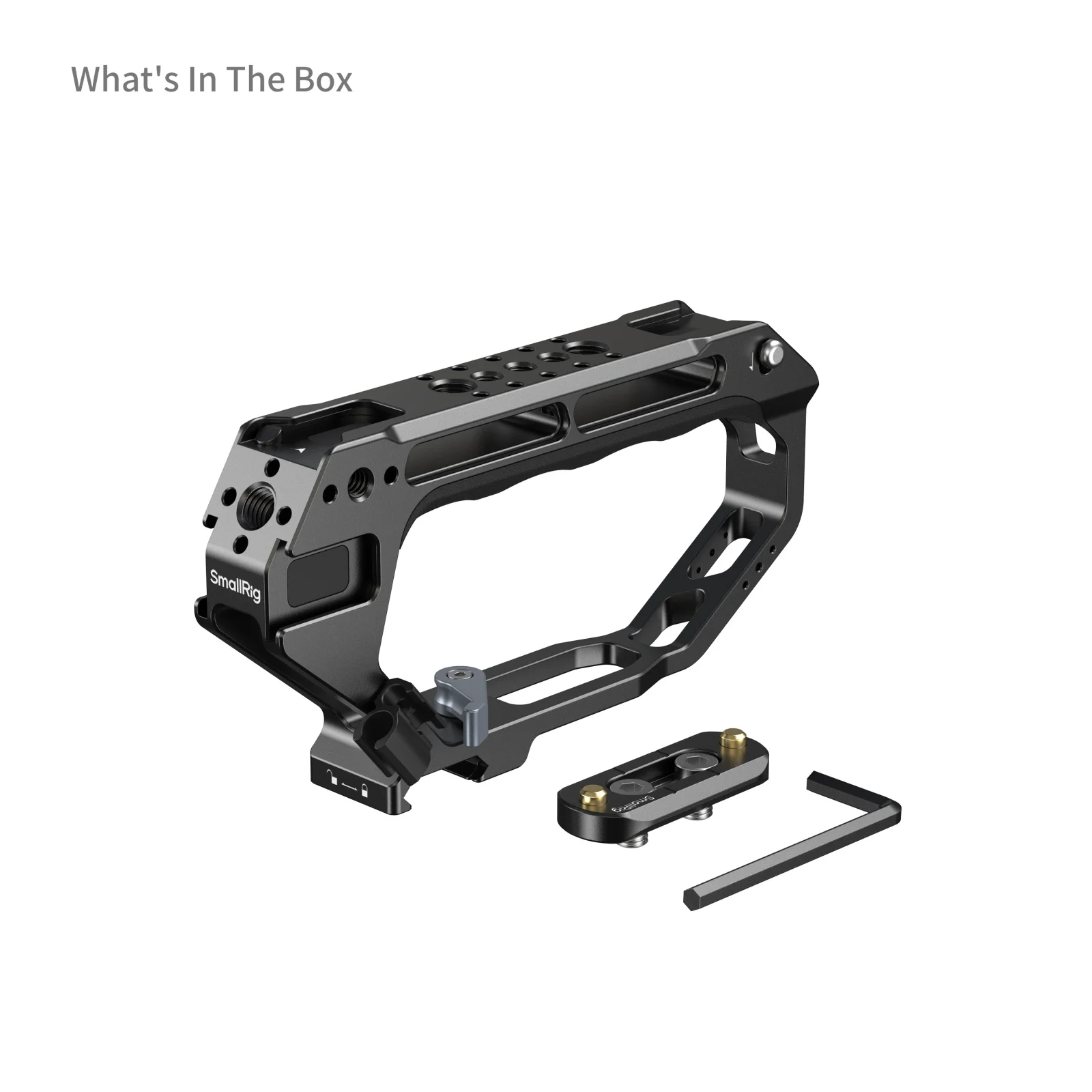 SmallRig D-Style Top Handle with NATO Clamp Multiple Mounting Interfaces with NATO Rail Can Mount Microphones Magic Arm 5661