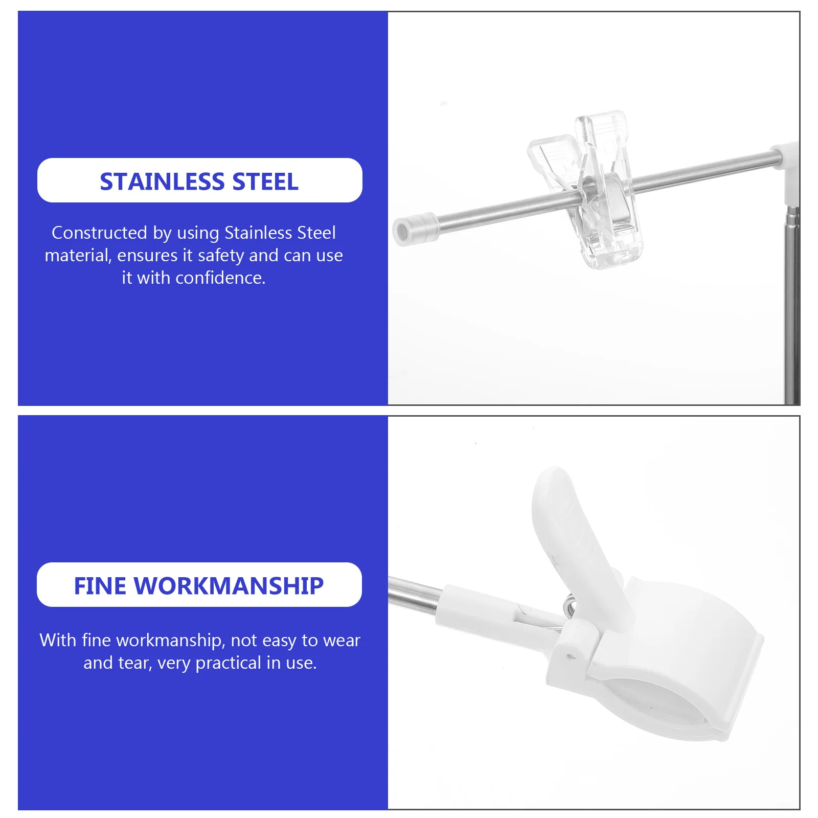 

T-Shaped Poster Stand Adjustable Height Sign Display Stand For Retail Store Supermarket Exhibition Banner Holder Tabletop