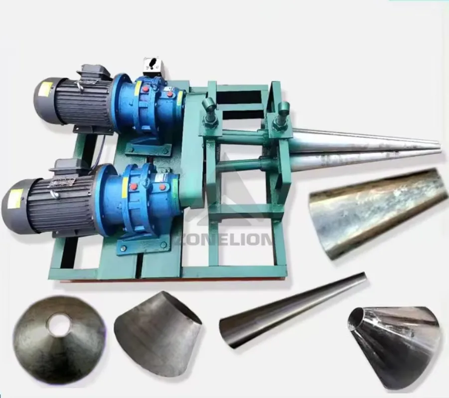 

Hydraulic Automatic Tapered Rolling Machine Three Roller Shaft Iron Sheet Rolling Cone Machine Conical Workpiece Making Tool