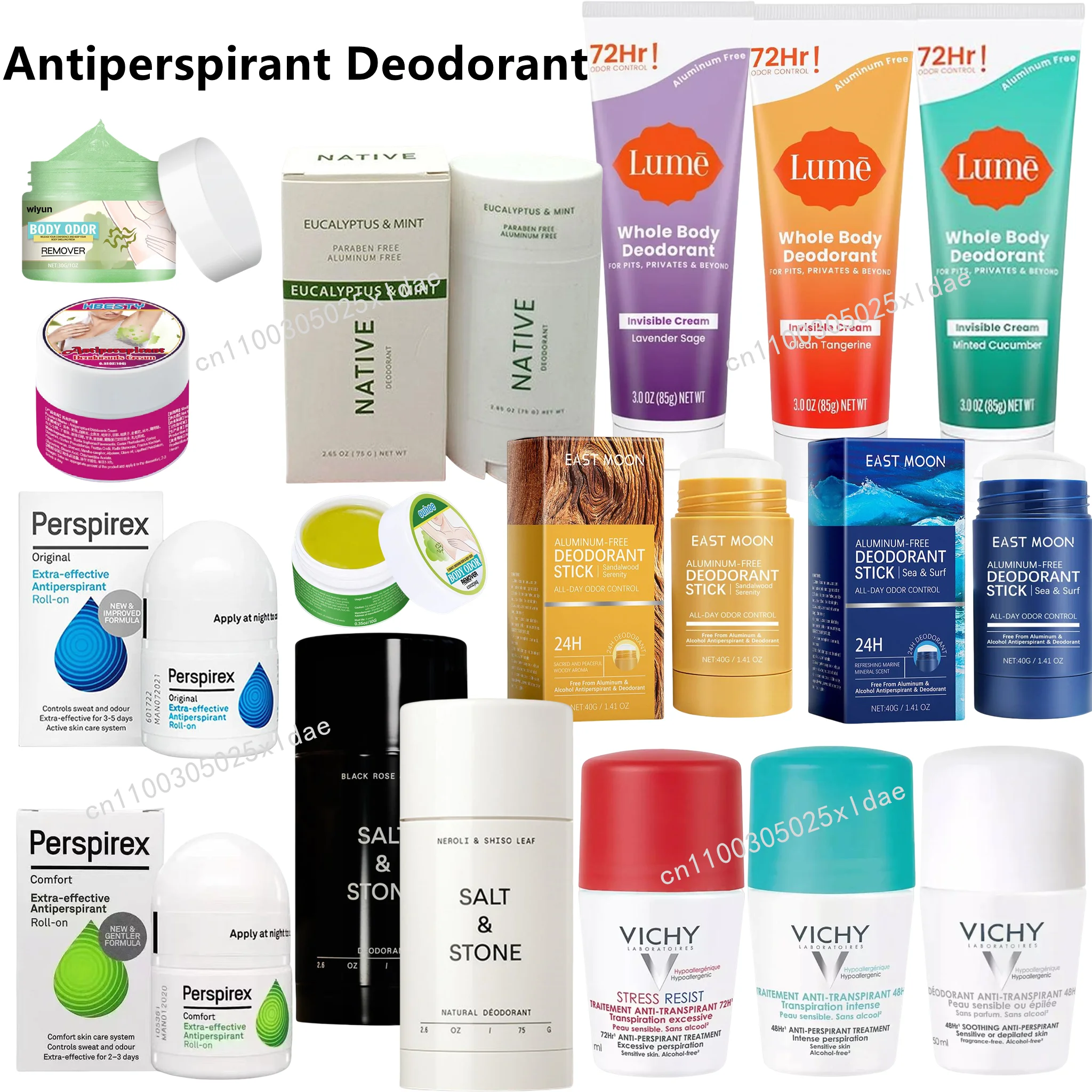 

Antiperspirant Underarm Roll-On 24 Hours Long-lasting Highly Effective Antiperspirant Deodorant Stick/Cream For Men Women