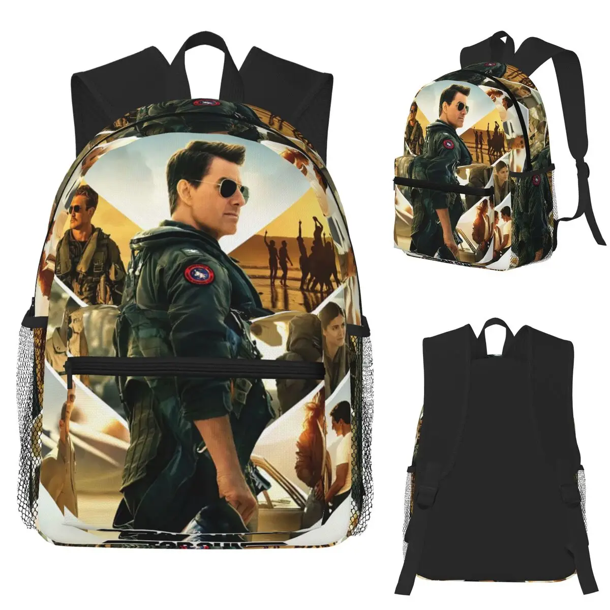 

Top Gun Maverick Game Student Backpack School Bag Hiking Travel Daypack for Boys Girls Fashion Bookbag Shoulder Bags