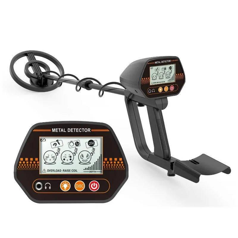 MD3010II Underground Metal Detector High Sensitivity Gold Silver Detector LCD Display Treasure Hunter Waterproof Search Coil