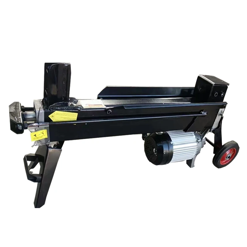 Portable Wood Log Splitter Hydraulic Wood Splitting Machine Log Splitter 7.5 T Mobile Electric splitter machine