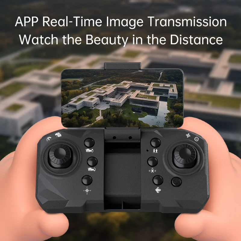 Drone à moteur sans balais à double caméra haute définition, évitement d'obstacles intelligent, transmission d'image en temps réel, cascade JJRC H117