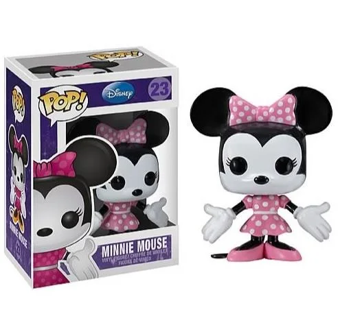 Funko Disney Mickey i przyjaciele 1075 # Mickey Mouse 01 # Minnie Mouse 23 # POP winylowe lalki kolekcja figurek zabawki modele prezenty dla dzieci