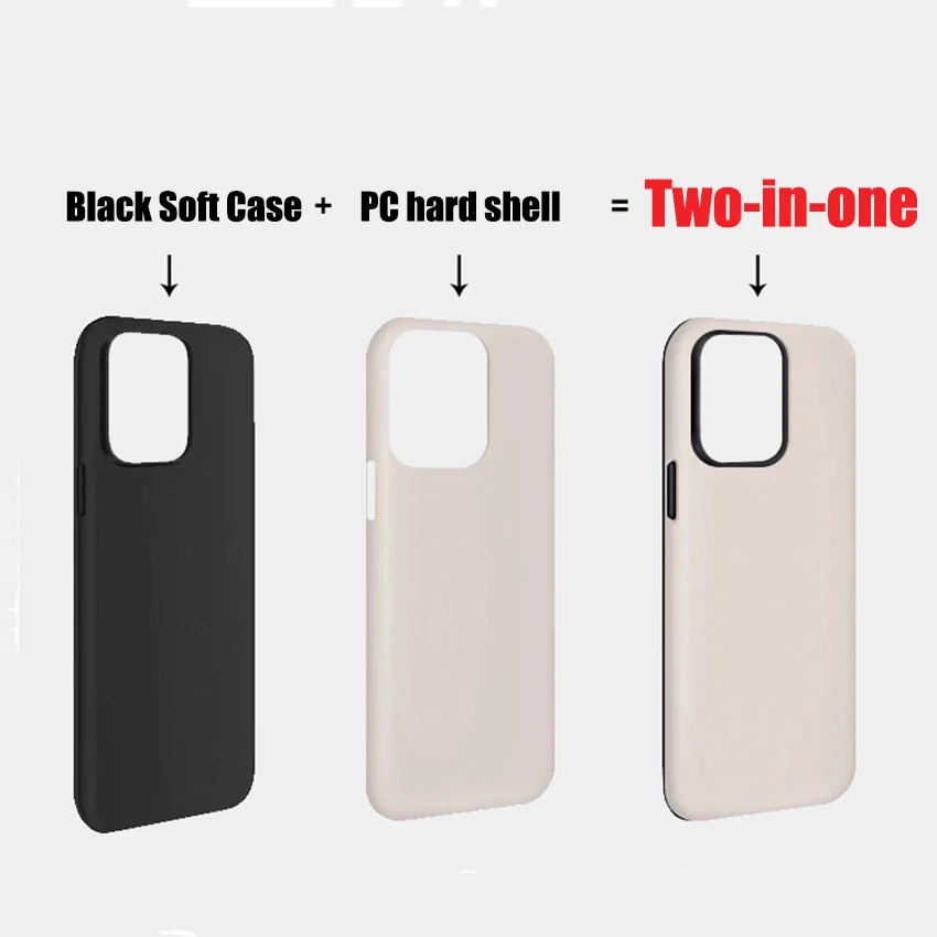 حافظة هاتف حماية مزدوجة لهاتف آيفون 17 16 15 14 13 Pro 12 11 Max Plus 16Promax حافظة هاتف بنمط شخصي غطاء فريد