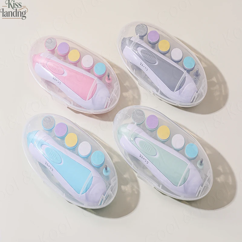 Multifunctional Electric Baby Nail Trimmer Set, Safe Clipper & File for Fingernails and Toenails