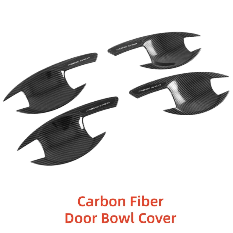 Car Upgrade Chrome Accessories Door Handle Bowl Cover Trim Paste Style For Mitsubish Triton L200 2007 2008 2009 2010 2011-2022 - view 5