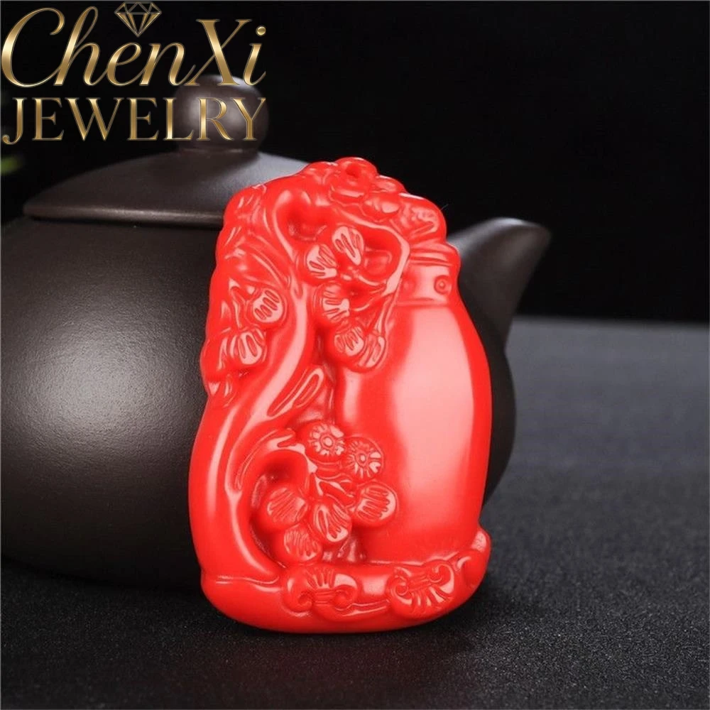 

High-end Hetian Red Jade Vase Pendant Luxury Quality Fashion Fine Jewelry Exquisite Elegant Popular Charms Young Gift Mascots