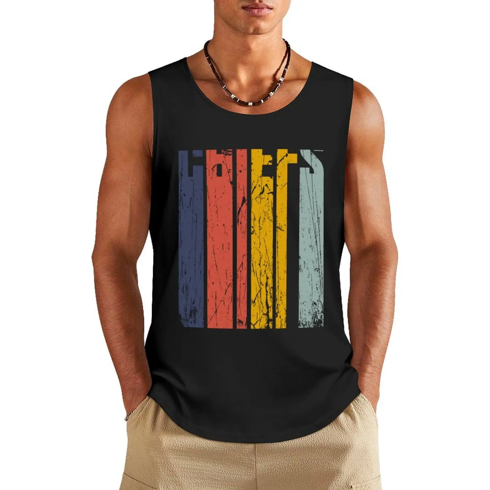

Chiefs Retro Tank Top summer clothes for men plain t-shirt gym Men's t-shirts