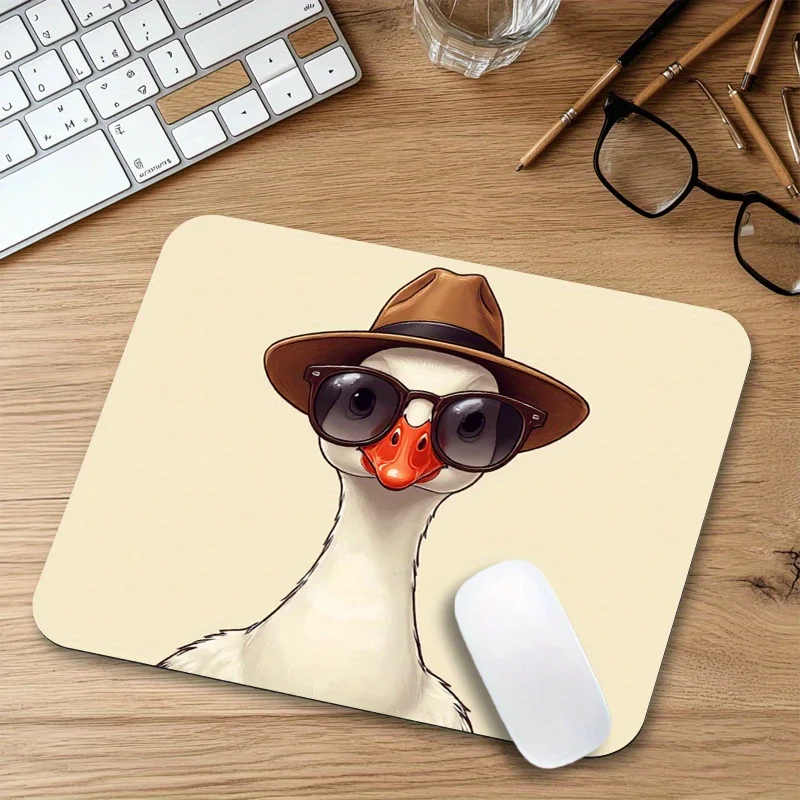 

Detective goose-style mouse pad with an anti-slip rubber base is durable and comfortable, suitable for both home and office use