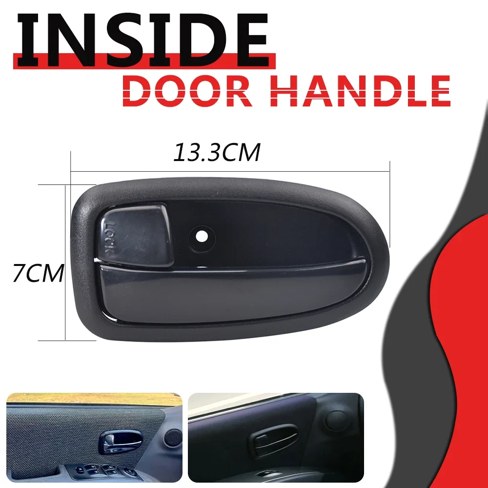 New Car Black Silver Interior Door Handle Catch for Hyundai Matrix Lavita 2001-2010 car styling