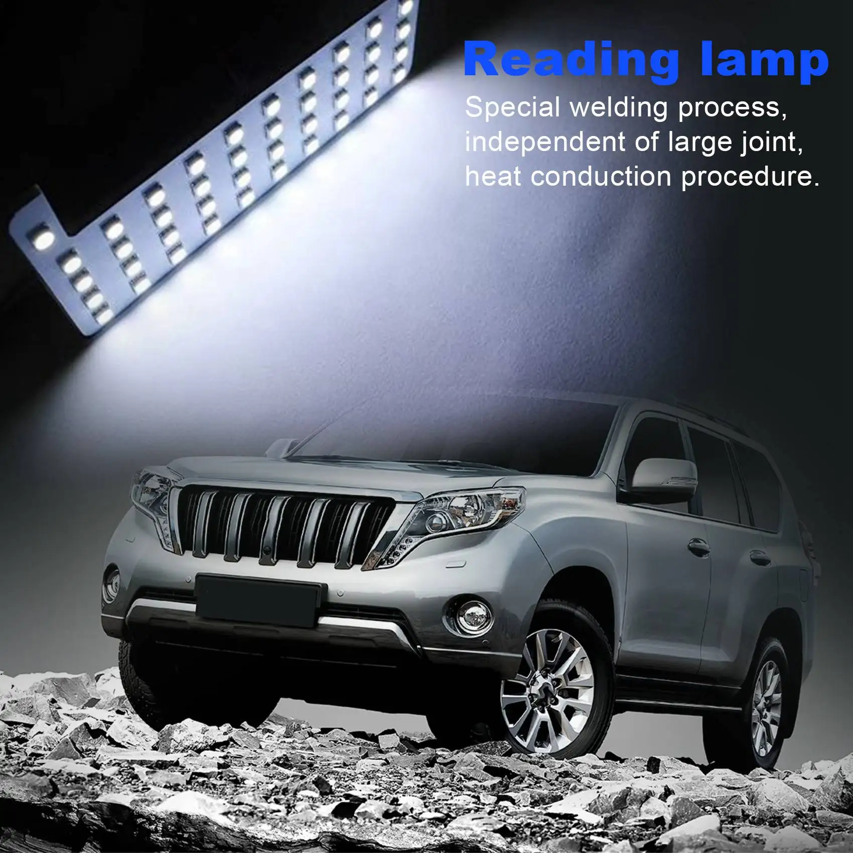 For Toyota Prado 150 Series TRJ150 GRJ150 GRJ151 LED Room Lamp for Sliding Switches for Early Mid Late Period TRJ150 A image 2