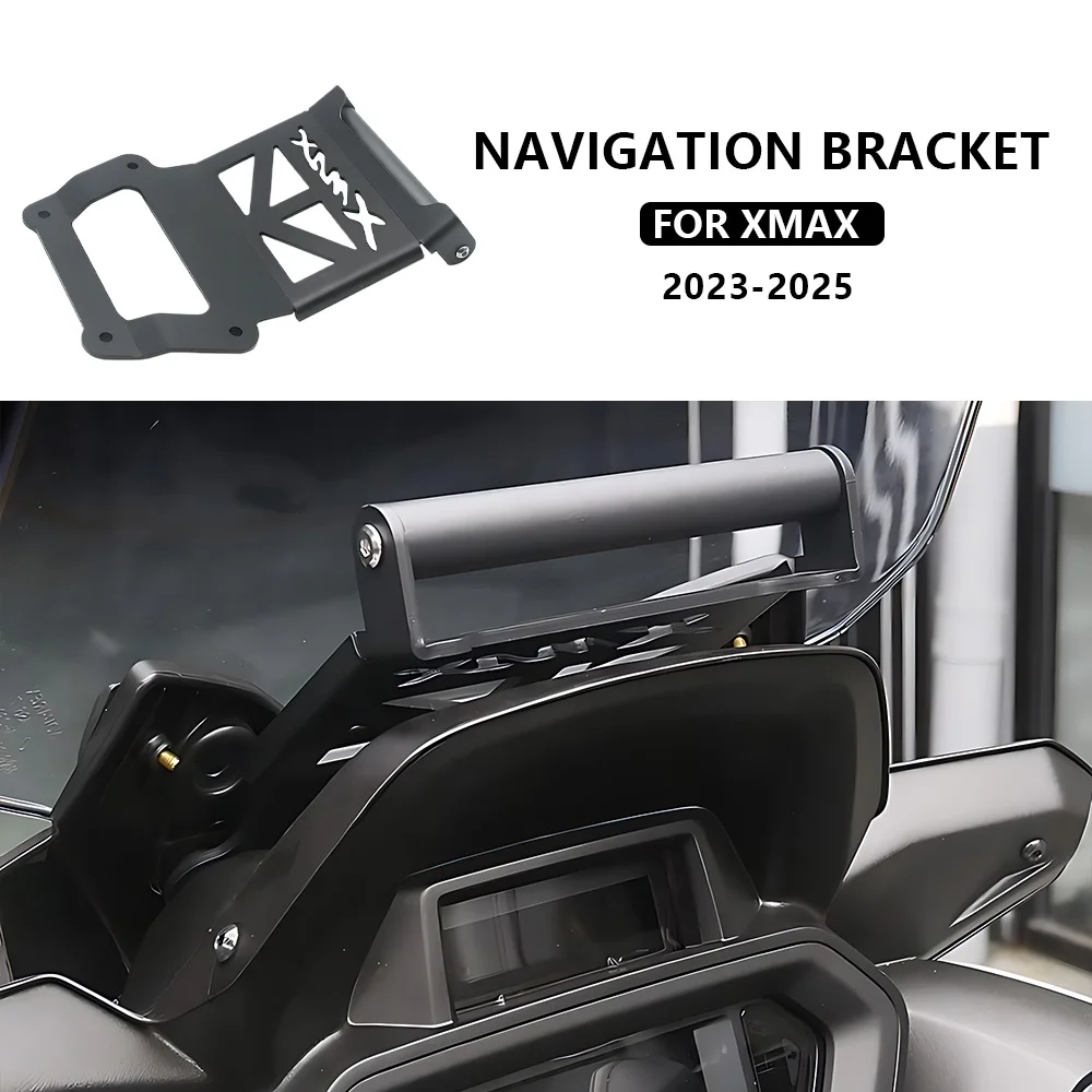 

For YAMAHA XMAX 2023-2024 Motorcycle Navigation Holder Expansion rod navigation bracket Mobile phone holder Accessorie