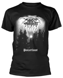 Darkthrone Panzerfaust Schwarz T Shirt 2024 High quality Brand Casual Short sleeve O-neck Fashion Printed 100% Cotton