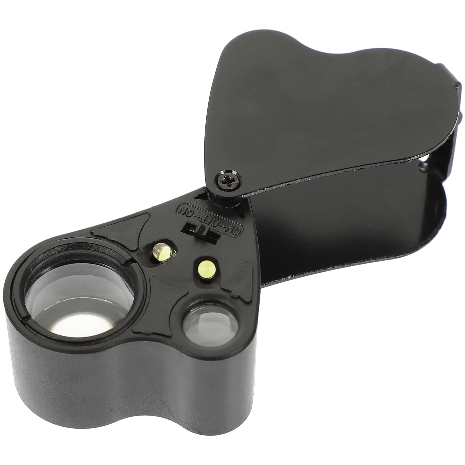 

Jewelry Magnifier 30x 60x High-Definition Portable Small Magnifying Glass LED Light Handheld Loupe Gem Tester for Jewelry Gems