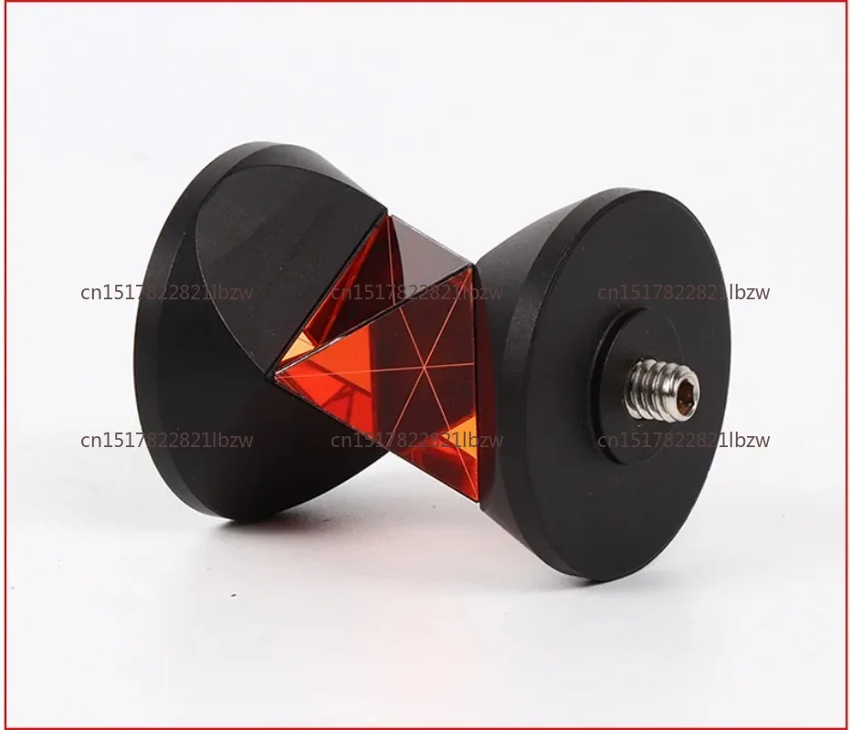 New Mini 360 Degree Prism for  Total Station Replace GRZ101 Mini Prism Survey + 4 Poles With Soft Bag + A Bubble