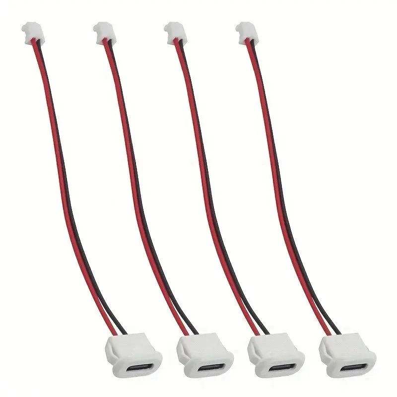 1Pc USB-C Charger Plug Socket 3A High Current Fast Charging Jack Port USB Type C Connector Jack Female Type-C With card buckle image 3