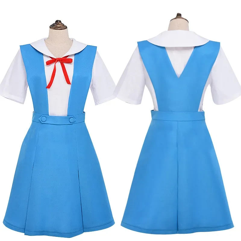 Anime Eva Asuka Langley Soryu Ayanami Rei cosplay costume women dress outfit gilrs school uniforms