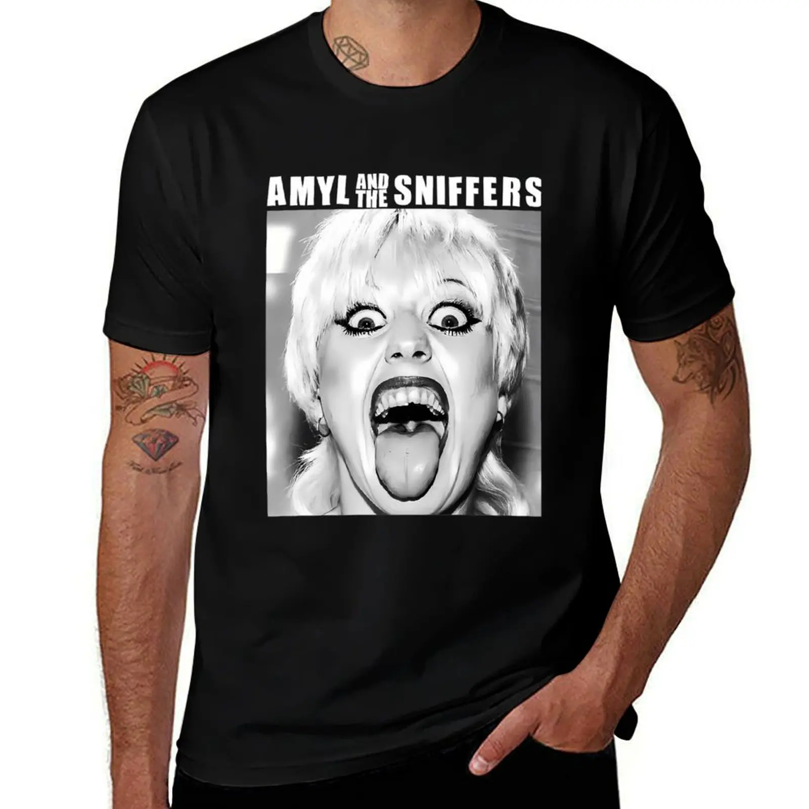 Amyl and the Sniffers Your Friendship Is The Real Nyata Deal T-Shirt Basic Plain Short Sleeve Crew Neck Tee T-Shirt