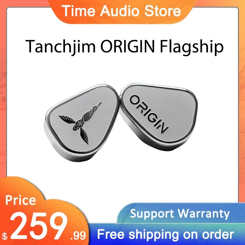 

Tanchjim ORIGIN Flagship Earphone 10mm DMT Dual Magnetic Dynamic Driver In-Ear Headphone with Detachable 0.78 2Pin 3.5mm Cable