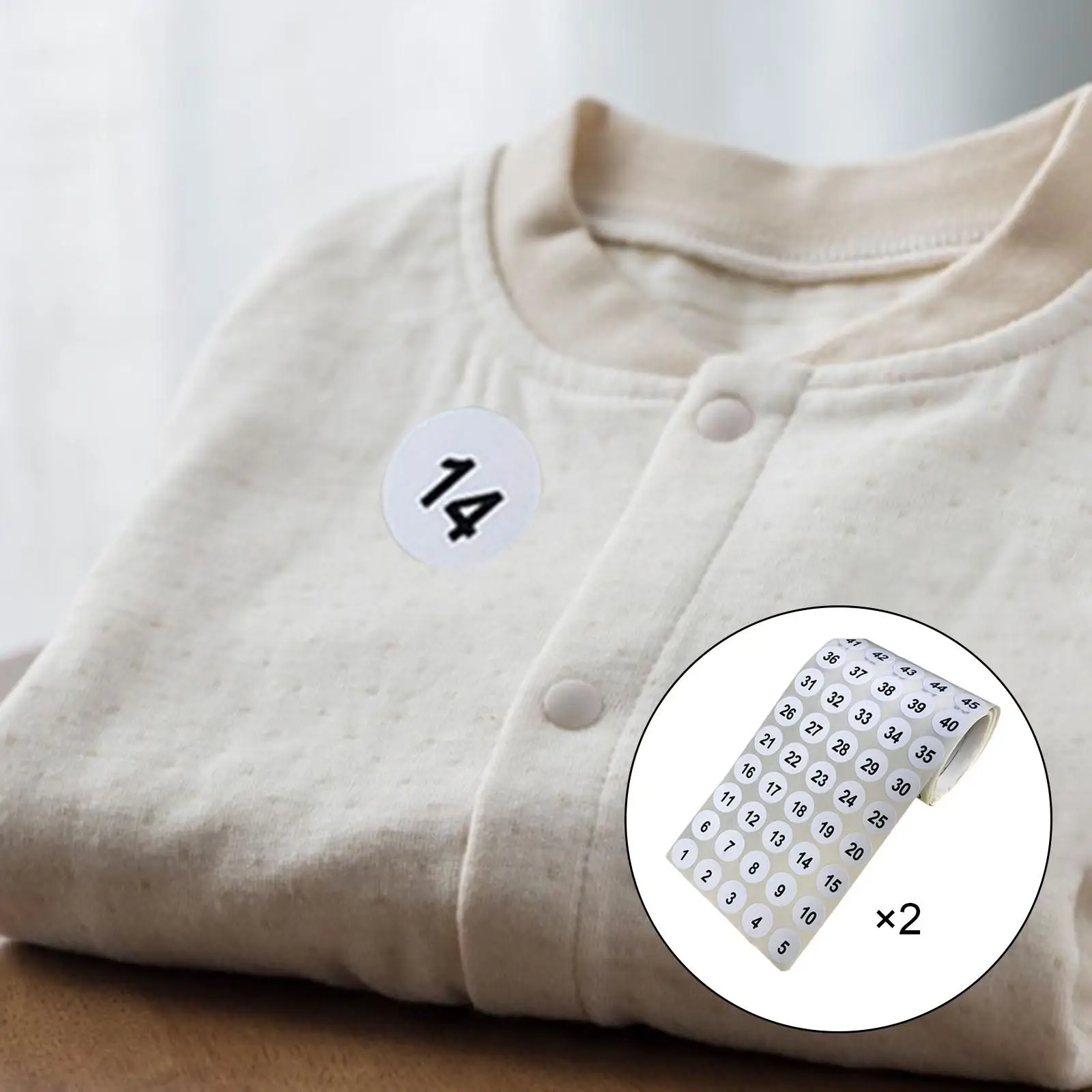 2 Vellen Nummer Stickers Zelf 1 Tot 100 Ronde Labels Voor Kantoordecoratie