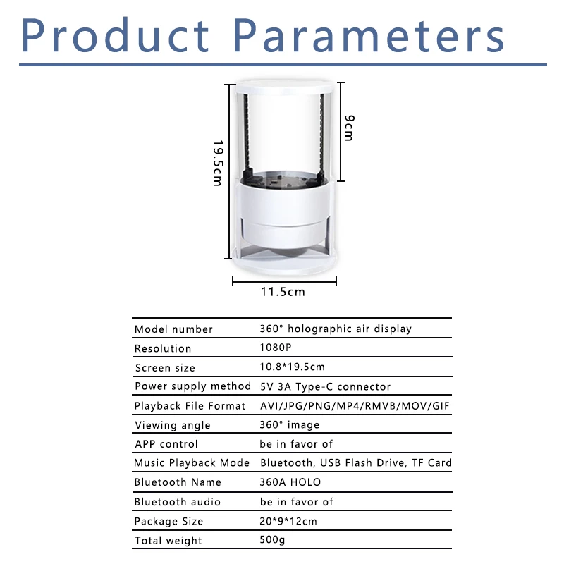 3D-голографическая рекламная машина, светодиодные лампы с бусинами 360° °   угол обзора цилиндр WIFI соединение голый глаз 3D экран вентилятора реклама