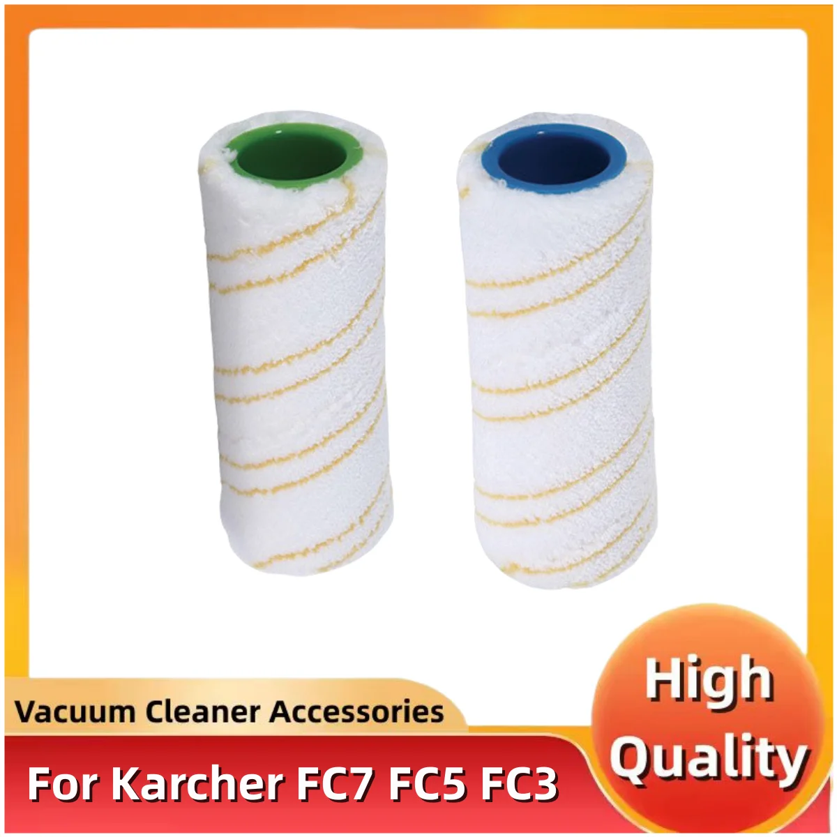 Washable Roller Brush Replacement for Karcher FC 7 FC5 FC3 Vacuum Cleaner Tool Main Brush Cleaning Accessories Spare Parts Kit