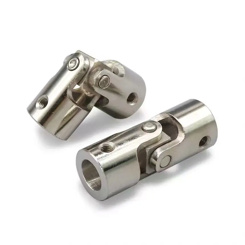 Metal Precision High-Strength Universal Joint for Steering Gear Coupling Pin Transmission Shaft Joint 2/2.3/3/3.17/4/5/6/8/10mm