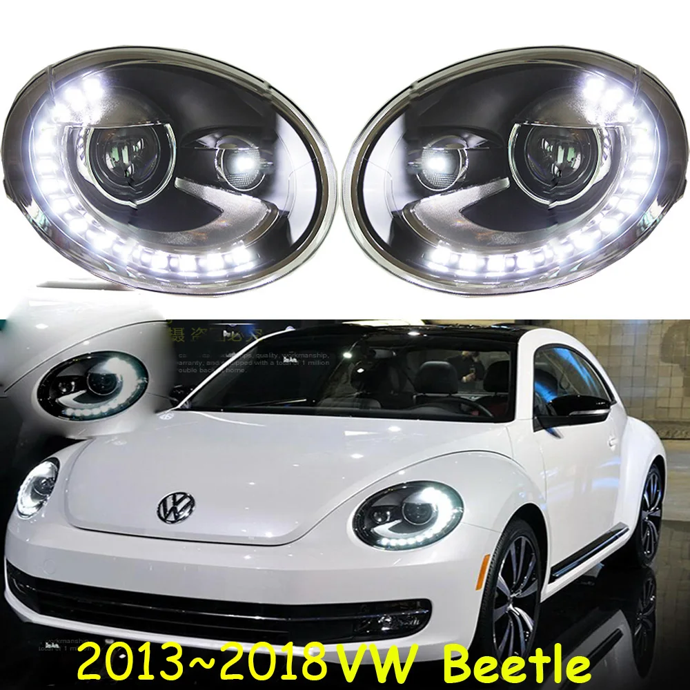 2013~2018y car bumer head light for Beetle headlight car accessories LED DRL HID xenon fog for Beetle headlamp