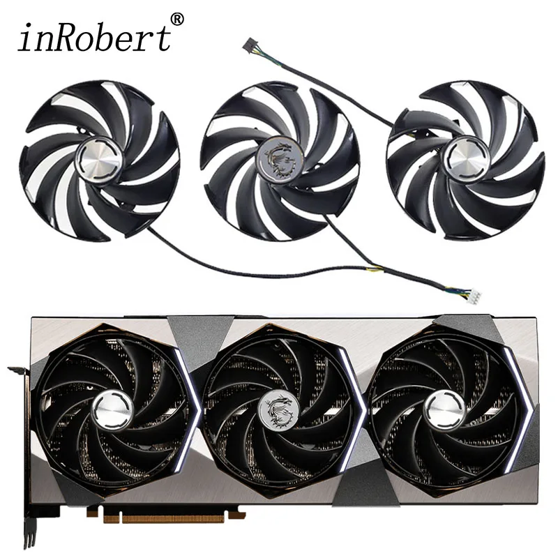 

95MM PLD10020B12H Video Card Fan For MSI GeForce RTX 4070 Ti 4080 4090 SUPRIM X RTX4070Ti RTX4080 RTX4090 SUPRIM GPU Fan