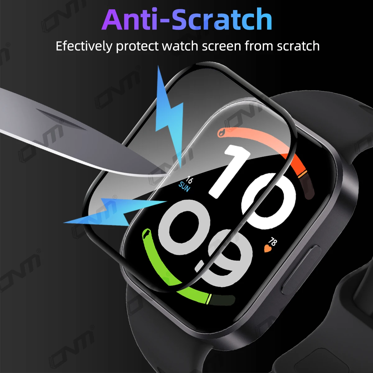 Displayschutzfolie für Xiaomi Redmi Watch 6 Active / Lite HD Kratzfeste Vollflächige Schutzfolie Zubehör (Kein Glas) – Detail 5