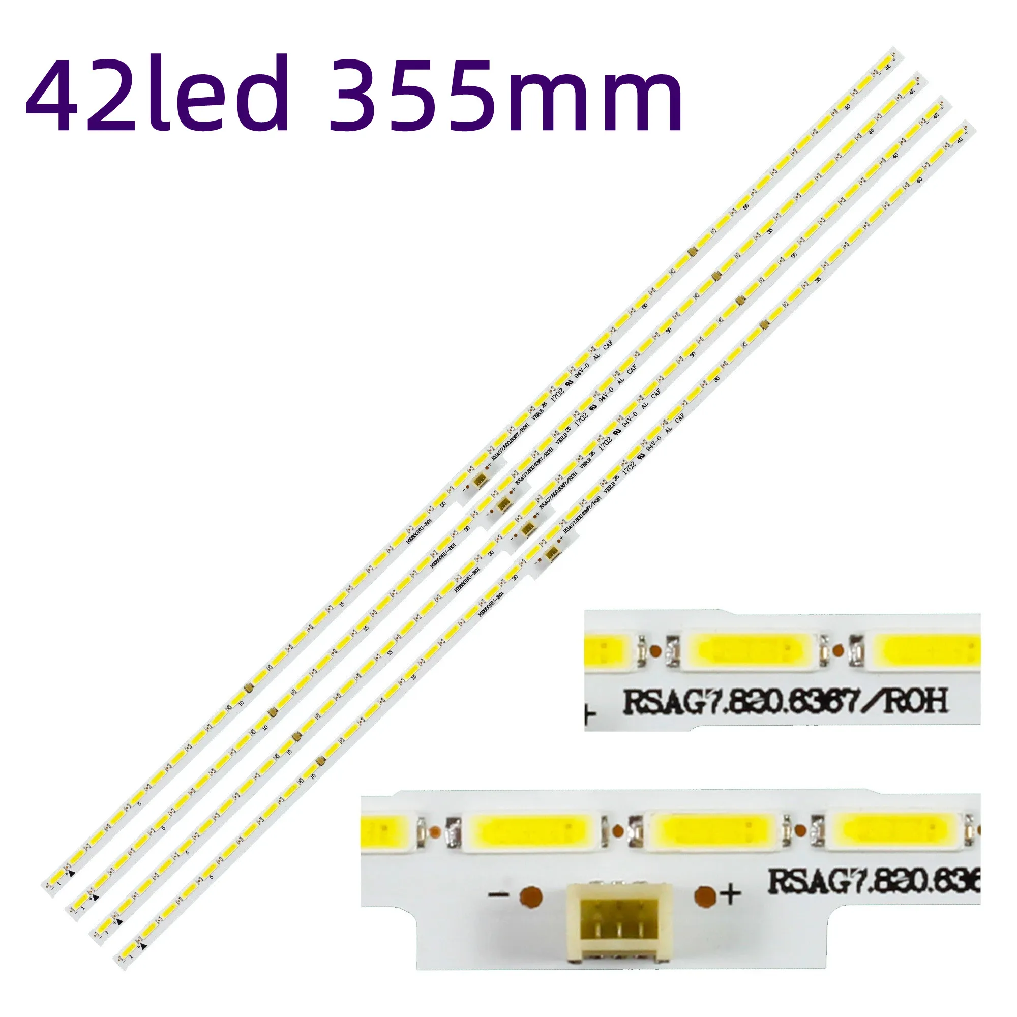 

Светодиодная лента подсветки 42 лампы для HE650HU-B01 LC-65N7000U V650DJ4-QS5 LED65EC660US LED65K5500U H65M5500 HE65K5510UWTS