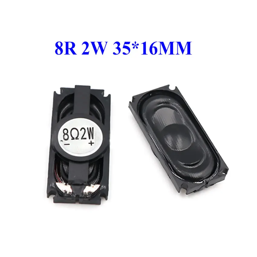 10PCS Notebook Speaker Horn 2W 8R 3516 1635 Loud Speaker 8 Ohms 2 Watt 8R 1W 35*16MM Thickness 5.2MM