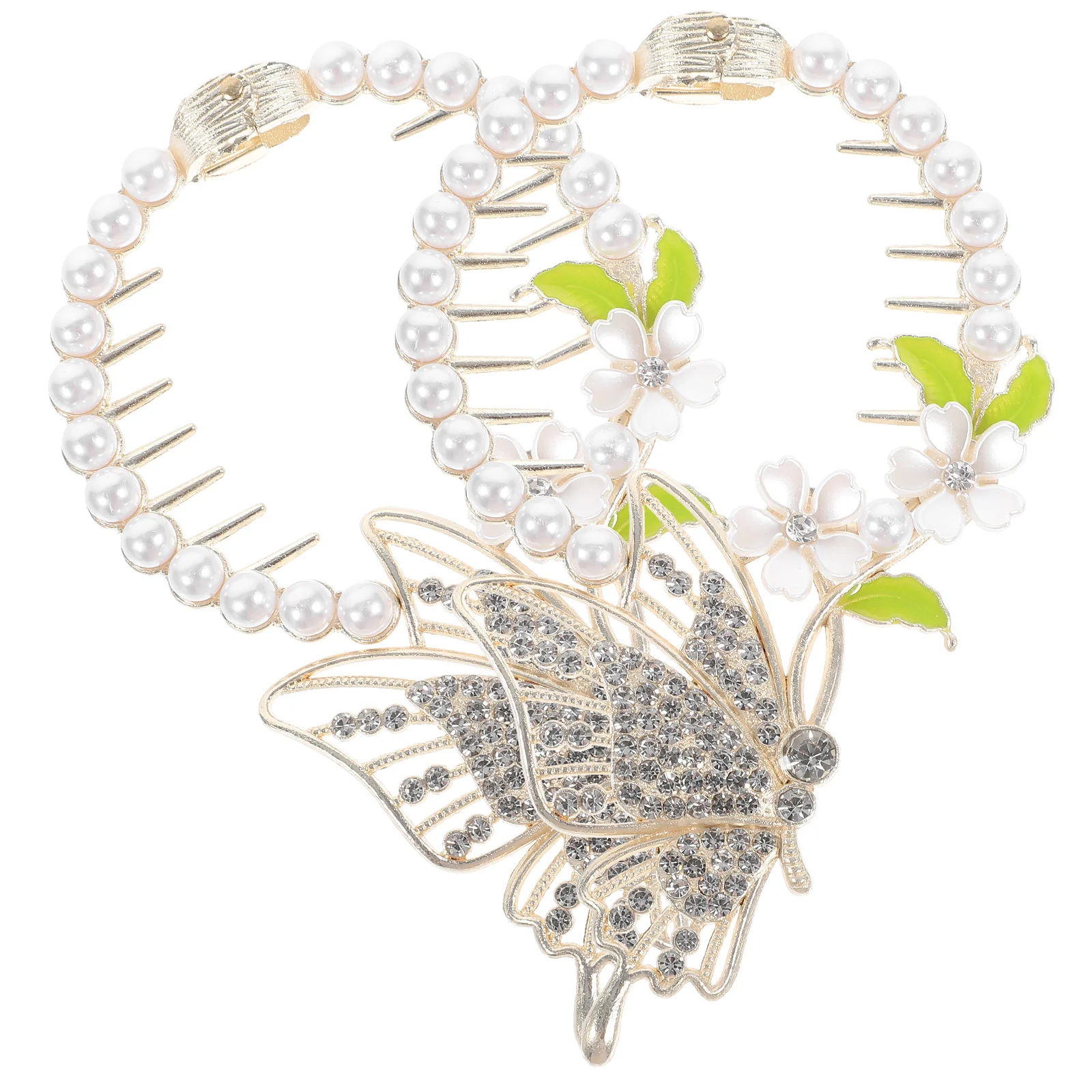 

2Pcs Butterfly Flower Hair Clips Small Clips for Women Hair Accessories for Party Daily Wear Cute Ponytail Buckles