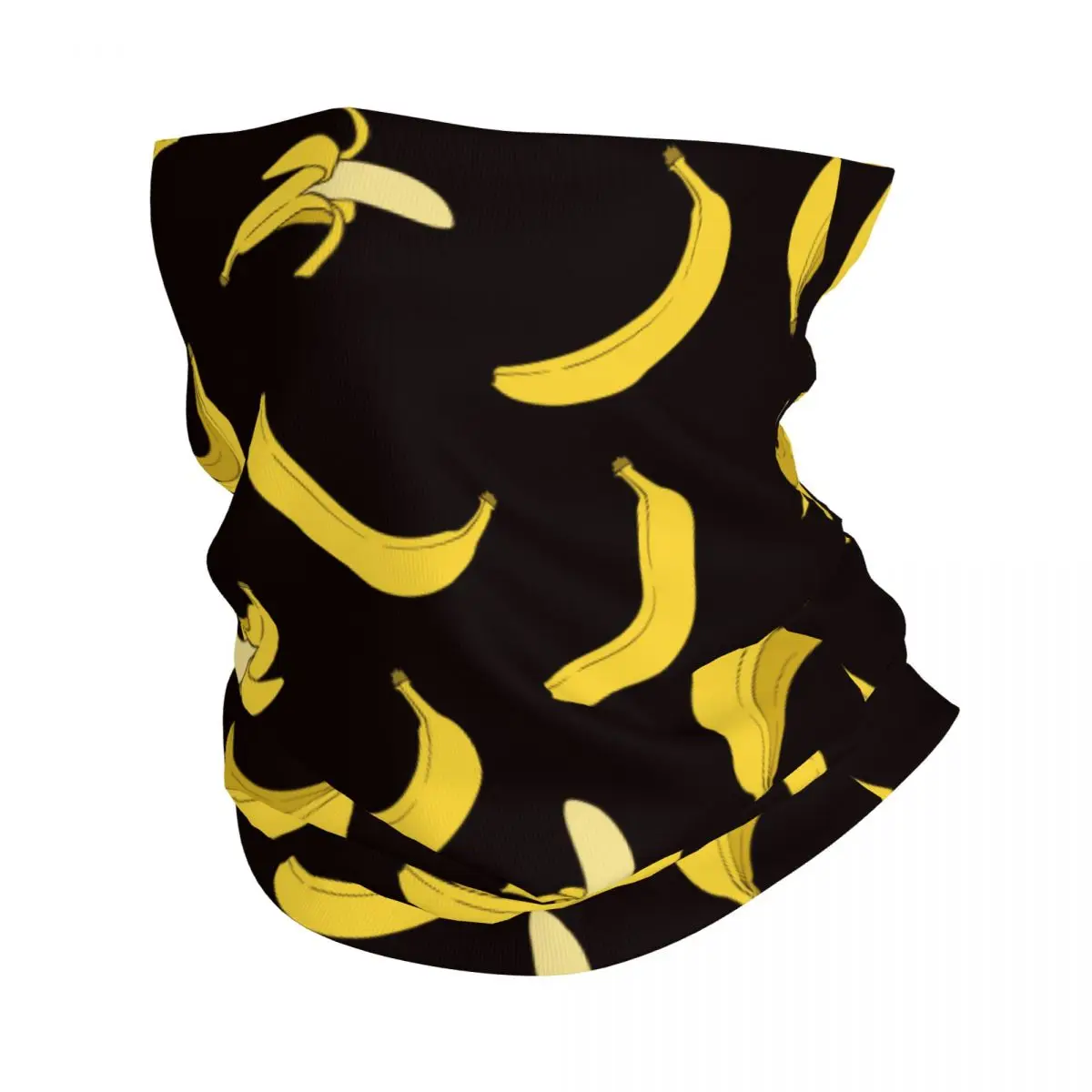 Banana Bandana Neck Gaiter Printed Balaclavas Wrap Scarf Multifunctional Headband Hiking Unisex Adult All Season