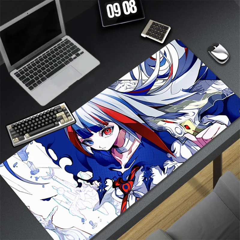 حصيرة مكتبية، سجادة، ملحقات مكتبية للكمبيوتر المحمول، لوحة ماوس ألعاب أنمي للفتيات، لوحة ماوس، طاولات مكتبية، سجادات ماوس، لوحة مفاتيح