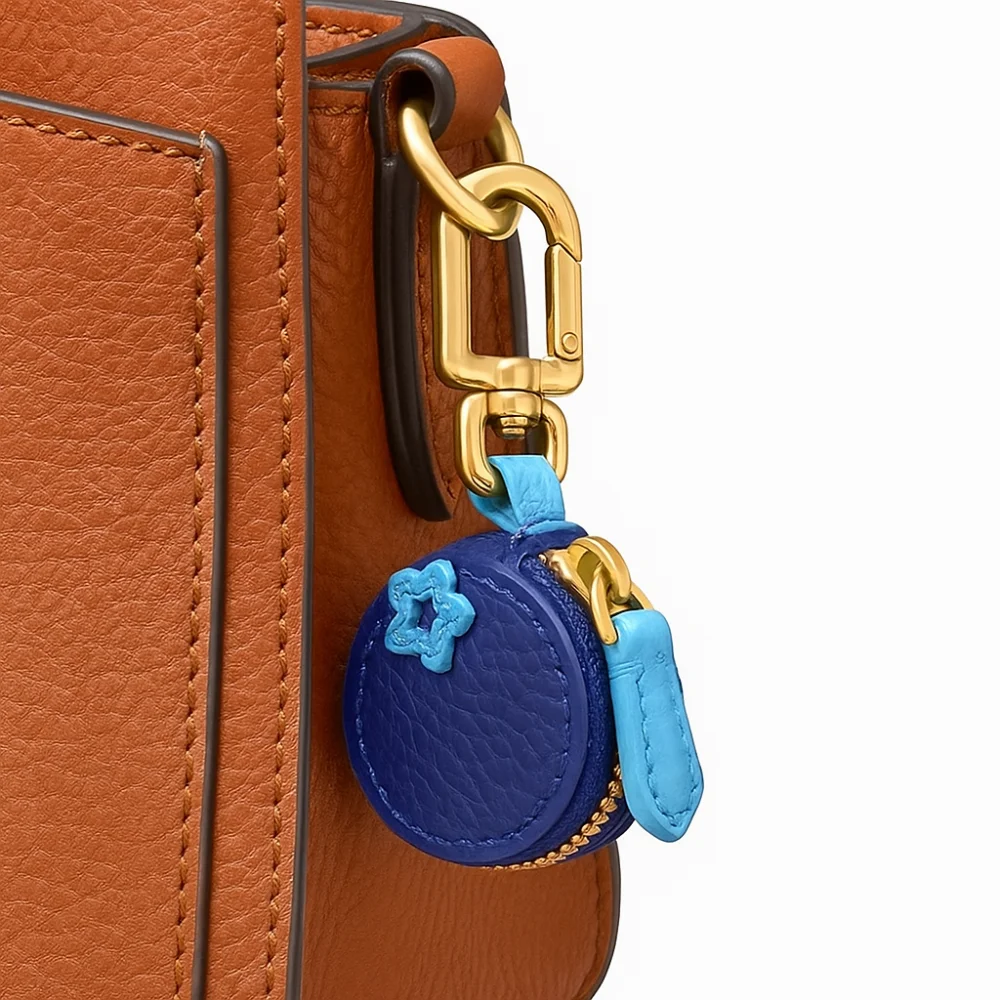 

Portable Fruit Shape Fruit Coin Purse PU Leather Orange Coin Bag Cute Blueberries Pendant Wallet Outdoor