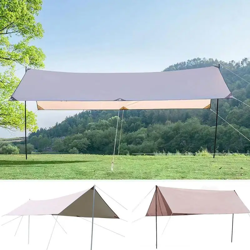 Outdoor Canopy Tent Sunshade Rainproof Pergola Survival Equipment Gear Accessories for Camping Picnic Traveling Backpacking