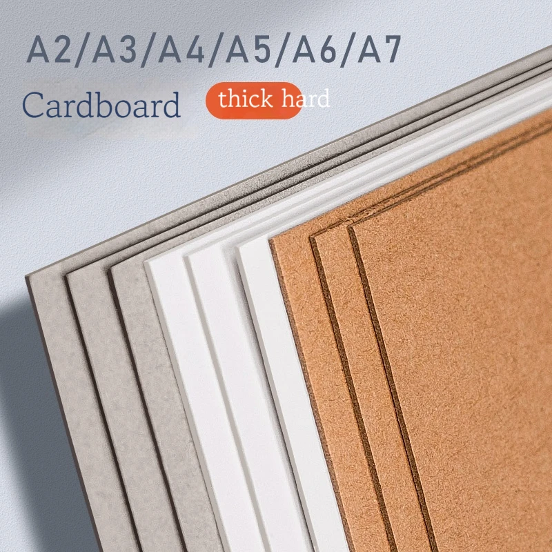 

A5 A4 A3 Thicked Kraft Paper DIY Handmake Card Making Cardstock Craft Paper Thick Paperboard Cardboard Chipboard Backing Board