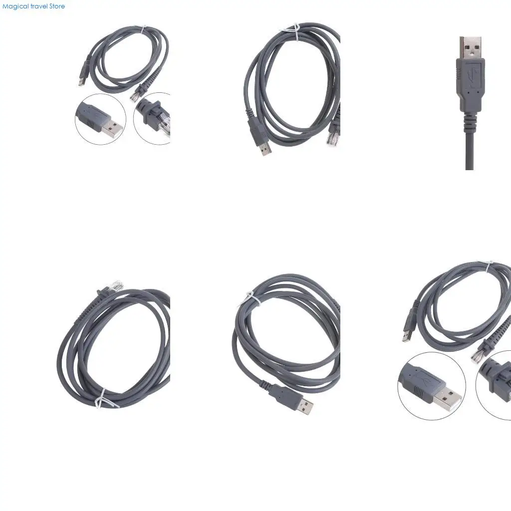 N2UB Universal Scanner Cable USB Data Cable USB Connection Cable Efficient Cable Suitable for GD4130 QD2100 GBT4100 Scanners