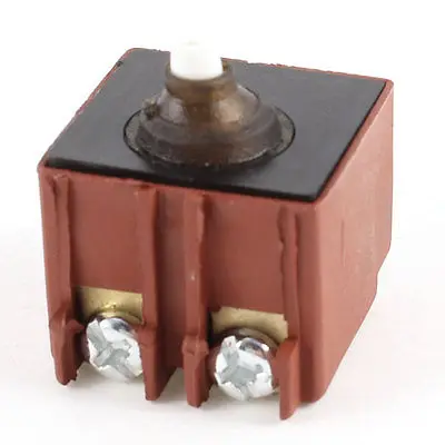 AC 250V 3A/5A 125VAC 10A 5E4 DPST NO Square Momentary Action Push Button Switch