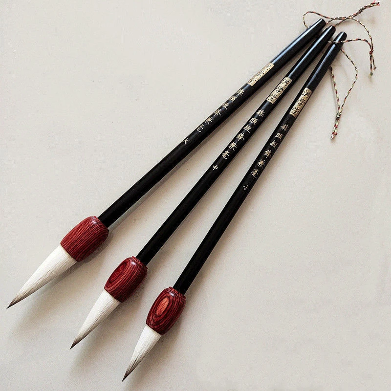 Running Cursive Script Calligraphy Brush Pen Chinese Multiple Hair Brush Set Traditional Landscape Painting Practice Brush Pen