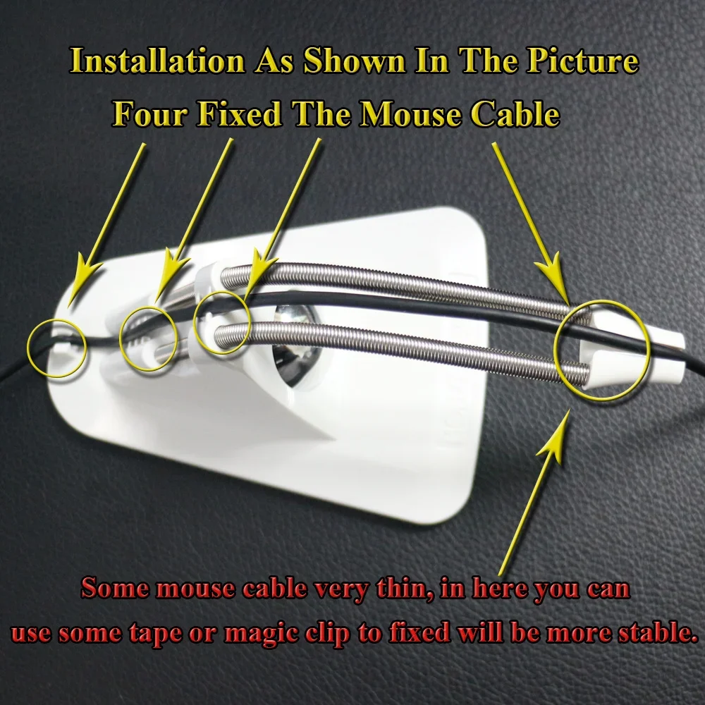 New Mouse Cable Holder Non Slip High Quality Mouse Bungee Cord Clip Wire Organizer Flexible for E-sport Mice Perfect Play Game